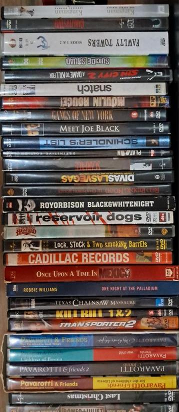 Allerhande dvd's actie, komedie, muziek, lijst volgt asap beschikbaar voor biedingen