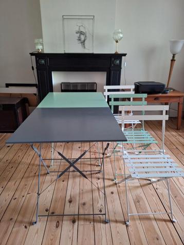 2 tables / 3 chaises jardin (lot) beschikbaar voor biedingen