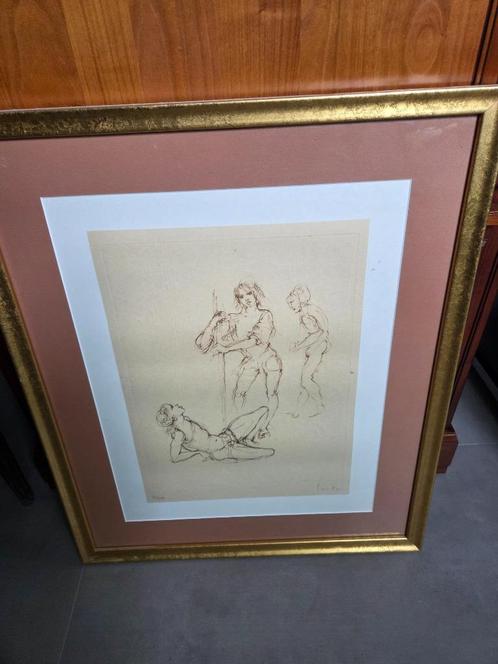 Lithografie gesigneerd in potlood - bloed van Léonor Fini, Antiek en Kunst, Kunst | Litho's en Zeefdrukken, Ophalen