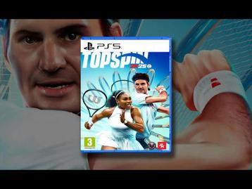 TopSpin 2K25 PS5 (jeu + Pack) – Livraison rapide beschikbaar voor biedingen