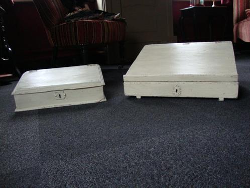 *** 2 TAFEL-PUPITERS ***, Antiek en Kunst, Curiosa en Brocante, Ophalen