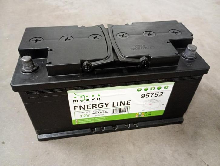 Batterie camping-car 12V 105 Ah MOOVE, Caravanes & Camping, Camping-car Accessoires, Utilisé, Enlèvement