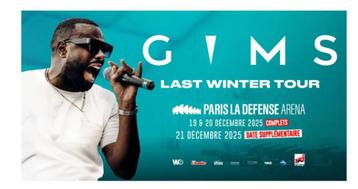 Concert de Gims 20 decembre 2025