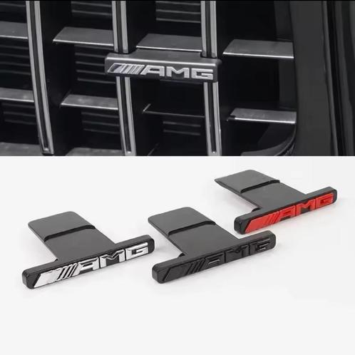 AMG Logo Grill Badge – Voor Mercedes Panamericana Grill, Auto diversen, Autostickers, Ophalen of Verzenden