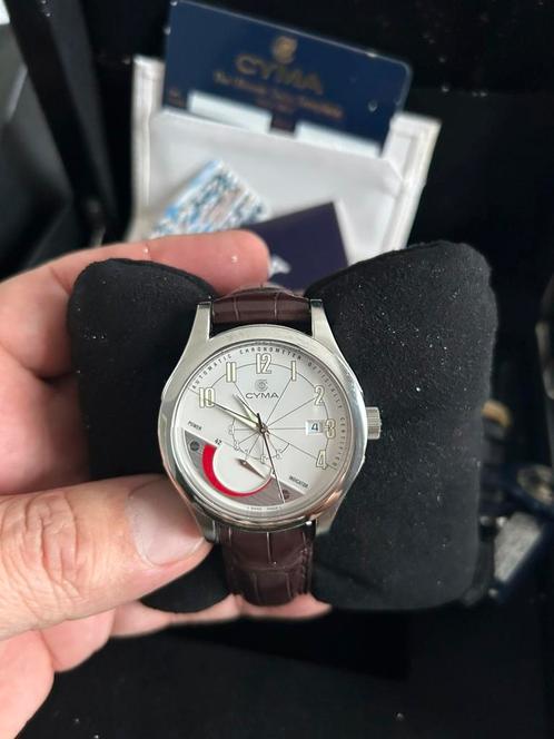 Cyma gelimiteerde editie met gangreserve ZEER ZELDZAAM, Handtassen en Accessoires, Horloges | Heren, Zo goed als nieuw, Ophalen