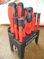 Rack met schroevendraaiers en bits., Doe-het-zelf en Bouw, Ophalen of Verzenden, Gevuld, Nieuw