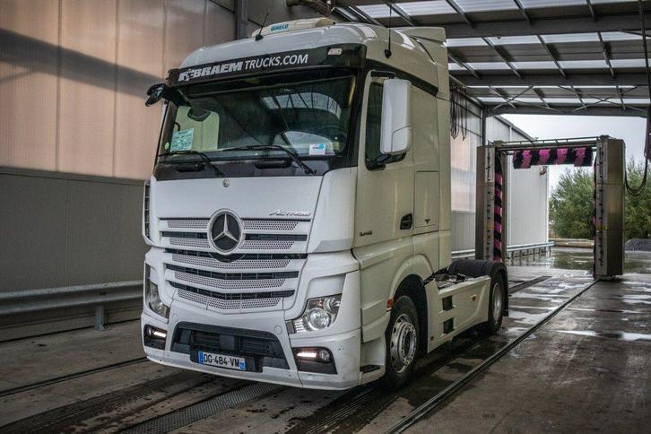 Mercedes-Benz ACTROS 1845LS+E6+VOITH (bj 2014), Auto's, Vrachtwagens, Bedrijf, Te koop, Airconditioning, Elektrische ramen, Navigatiesysteem