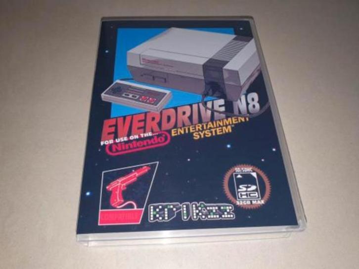 Everdrive N8 NES Game Case, Games en Spelcomputers, Games | Nintendo NES, Zo goed als nieuw, Verzenden