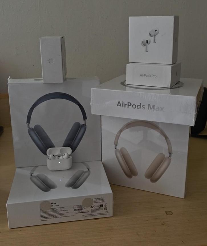 AirPods Max & airpods pro, Audio, Tv en Foto, Hoofdtelefoons, Nieuw, Op oor (supra aural), Overige merken, Bluetooth, Ophalen