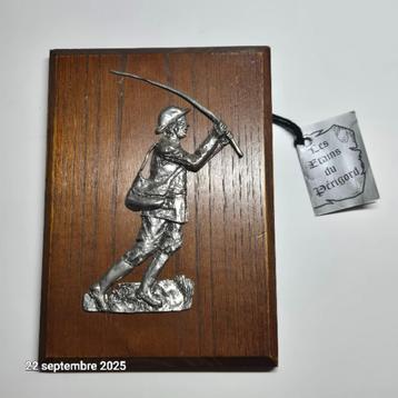 Patch, houten frame met visser beschikbaar voor biedingen