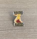 PIN - MARATHON NANTES, Verzenden, Gebruikt, Sport, Speldje of Pin