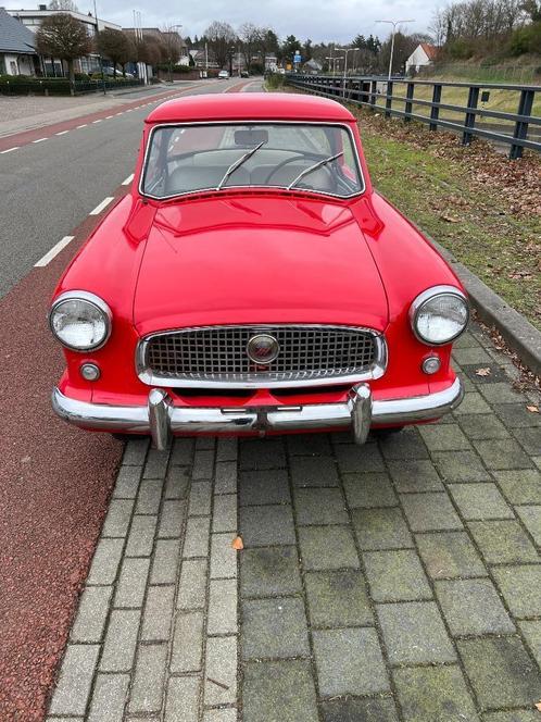 Nash Metropolitan, Auto's, Overige Auto's, Bedrijf, Benzine, Euro 2, Coupé, 2 deurs, Handgeschakeld, Rood, Zwart, Kunstmatig leder