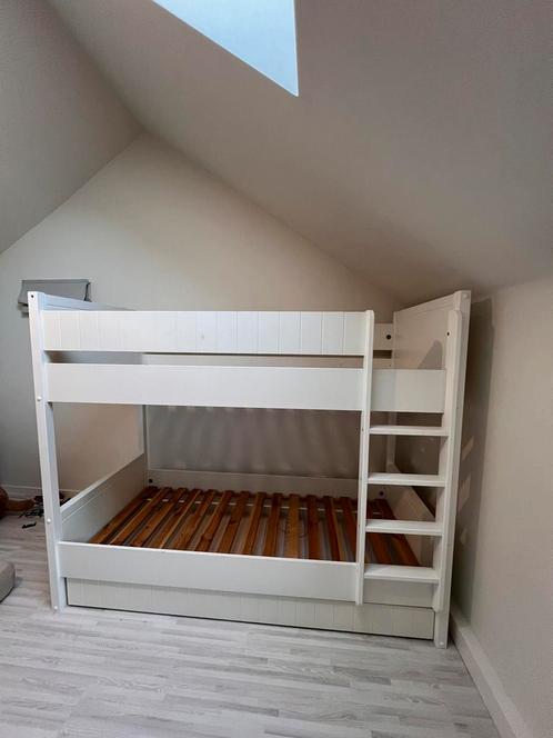 lit superposé blanc, Enfants & Bébés, Chambre d'enfant | Lits superposés & Lits mezzanines, Utilisé, Lits superposés, Enlèvement