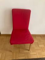 Twee rode IKEA stoelen, Huis en Inrichting, Stoelen, Twee, Modern, Zo goed als nieuw, Ophalen
