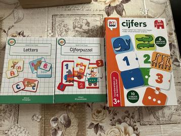 Set van 3 letters / cijfers puzzel beschikbaar voor biedingen