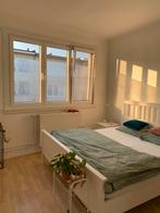 IKEA HEMNES bed 180x200 cm + matras – goede staat!, Huis en Inrichting, Slaapkamer | Bedden, Ophalen, Wit, Neutraal, Tweepersoons