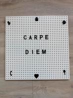 Cadre metallique avec lettres, Ophalen, Zo goed als nieuw, Prikbord