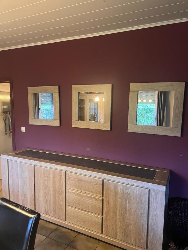 Complete eetkamerset, Huis en Inrichting, Complete eetkamers, Zo goed als nieuw, 4 tot 6 stoelen, Ophalen