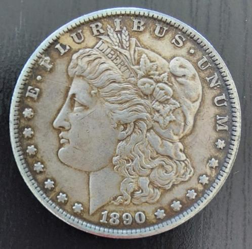 USA 1890 - One .900 Silver Morgan Dollar - KM# 110 - Pr/FDC, Timbres & Monnaies, Monnaies | Amérique, Monnaie en vrac, Argent