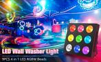 PROMO Nouveau panneau LED RGBW de première classe 9 x 30 W, Musique & Instruments, Enlèvement ou Envoi, Neuf, Lumières, Couleur