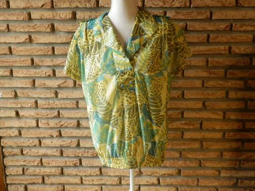 (177) - blouse femme t.44 jaune, Kleding | Dames, Blouses en Tunieken, Zo goed als nieuw, Maat 42/44 (L), Geel, Ophalen of Verzenden