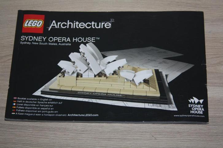 Boek , Lego Architecture , Sydney Opera House, Kinderen en Baby's, Speelgoed | Duplo en Lego, Zo goed als nieuw, Lego, Ophalen of Verzenden