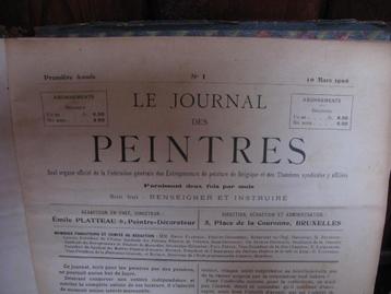 Journal des peintres - Périodique relié 1906-1907 beschikbaar voor biedingen