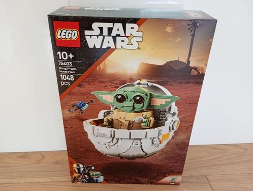LEGO - 75403 -  Grogu met zweefkinderwagen, Kinderen en Baby's, Speelgoed | Duplo en Lego, Nieuw, Lego, Complete set, Ophalen of Verzenden