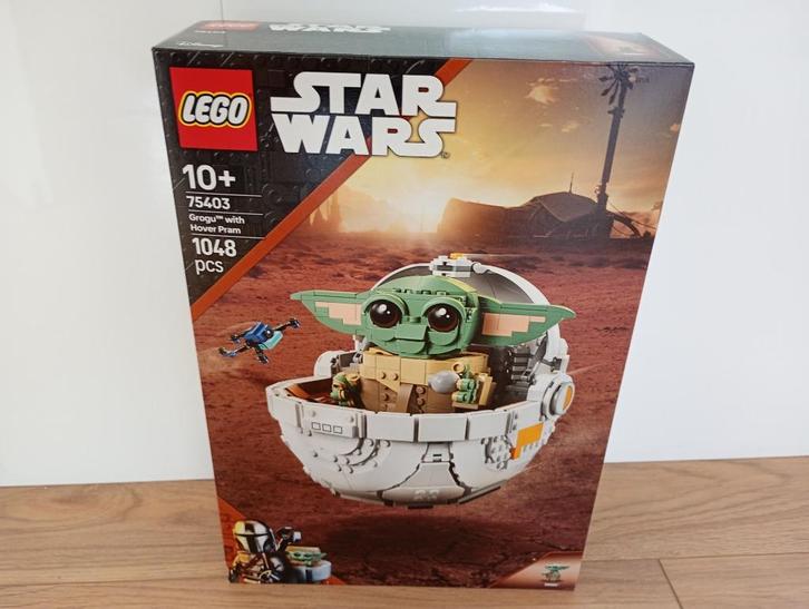 LEGO - 75403 -  Grogu met zweefkinderwagen, Kinderen en Baby's, Speelgoed | Duplo en Lego, Nieuw, Lego, Complete set, Ophalen of Verzenden