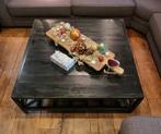 Massief houten salontafel GRATIS LEVERING/EINDEJAARSACTIE, Huis en Inrichting, Ophalen of Verzenden, Zo goed als nieuw
