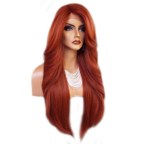 Lace pruik zeer lang steil haar zonder pony Prudence 350, Handtassen en Accessoires, Uiterlijk | Haarverzorging, Nieuw, Pruik of Haarverlenging