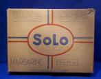 Ancien emballage vide de margarine Solo 12 x 1/4 kg., Collections, Comme neuf, Emballage, Enlèvement ou Envoi