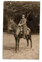 foto Belgische soldaat cavalerist met paard, Verzamelen, Militaria | Algemeen, Foto of Poster, Ophalen of Verzenden, Landmacht