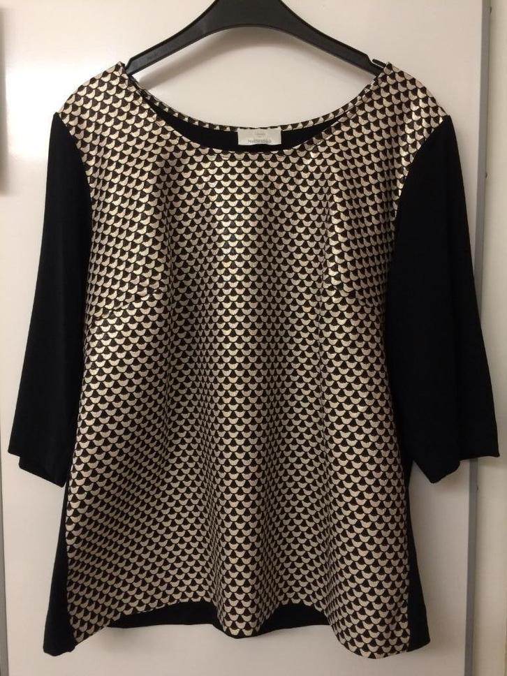 t- Shirt - Bloes  Marina Rinaldi “Voyage” maat M, Kleding | Dames, Blouses en Tunieken, Nieuw, Maat 42/44 (L), Zwart, Ophalen