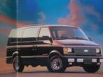 Chevrolet Astro 1993 Brochure, Ophalen of Verzenden, Chevrolet