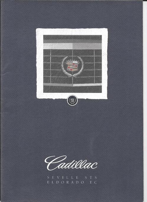 CADILLAC SEVILLE / ELDORADO 1994, Boeken, Auto's | Folders en Tijdschriften, Zo goed als nieuw, Overige merken, Ophalen of Verzenden