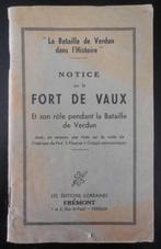 La Bataille de Verdun - Notice sur le Fort de Vaux - z.d., Ophalen of Verzenden, Gelezen