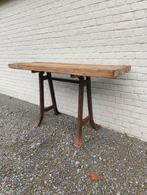 Werkbank met gietijzeren onderstel, Ophalen, Zo goed als nieuw