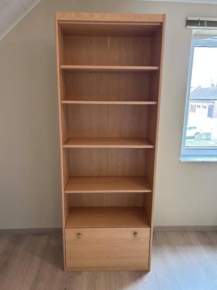 Boekenkast, Huis en Inrichting, Kasten | Boekenkasten, Gebruikt, 50 tot 100 cm, 150 tot 200 cm, 25 tot 50 cm, Met plank(en), Overige houtsoorten