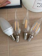 3 led lampen en 1 spaarlamp, Huis en Inrichting, Ophalen, Zo goed als nieuw, Spaarlamp