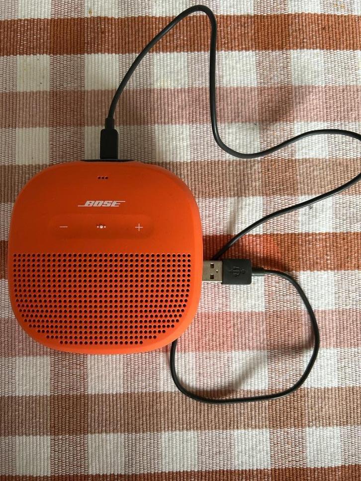 BOSE bluetooth speaker soundlink micro oranje, Audio, Tv en Foto, Luidsprekerboxen, Gebruikt, Overige typen, Bose, Ophalen of Verzenden