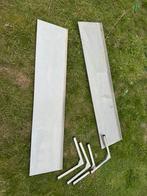 2 roestvrijstalen planken van 160 cm