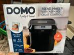 Domo broodbakmachine B3974, Nieuw, 400 tot 800 gram deeg, Kijkvenster, Ophalen