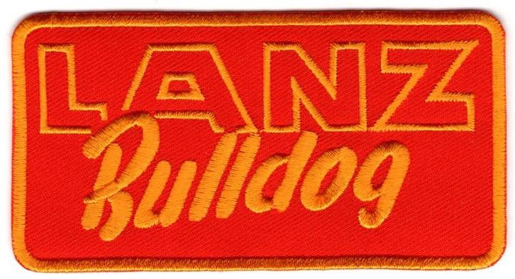 Lanz Bulldog Tractor stoffen opstrijk patch embleem #1, Verzamelen, Automerken, Motoren en Formule 1, Nieuw, Verzenden