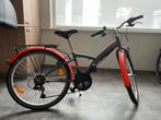 Btwin Stadsfiets kind 24 inch 9-12 jaar Poply 540 grijs/roze, Fietsen en Brommers, Fietsen | Meisjes, Ophalen, B'twin, Handrem