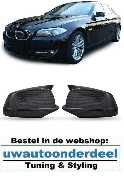 Wing Spiegelkappen Carbon look Geschikt voor BMW 5 Serie F10, Auto diversen, Tuning en Styling, Verzenden