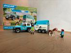 Playmobil - country - 70511 - auto met aanhanger - paarden, Kinderen en Baby's, Speelgoed | Playmobil, Ophalen