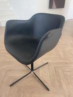 Set van 6 eetkamerstoelen, Huis en Inrichting, Stoelen, Ophalen, Zwart, Leer, Zo goed als nieuw