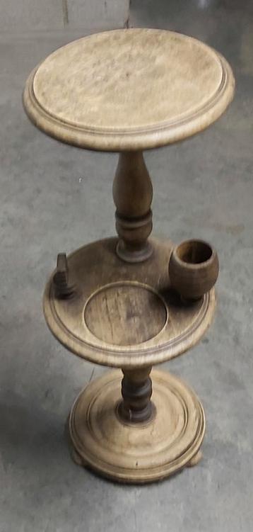 Retro houten plantentafel, bijzettafel beschikbaar voor biedingen