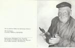 Maurice Traen met duif 1914-1997, Collections, Images pieuses & Faire-part, Enlèvement ou Envoi